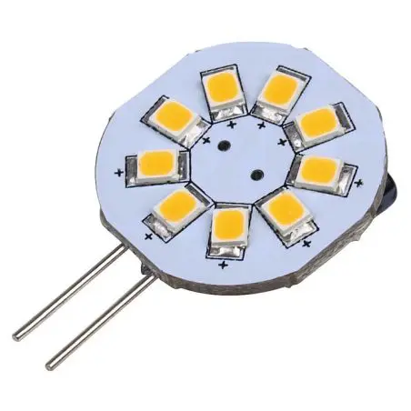 Žiarovka Carbest LED G4, 1,5 W, 120 lumenov, 9 teplých bielych SMD