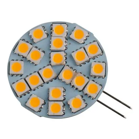 Žiarovka Carbest LED G4, 3 W, 270 lumenov, 21 teplých bielych SMD
