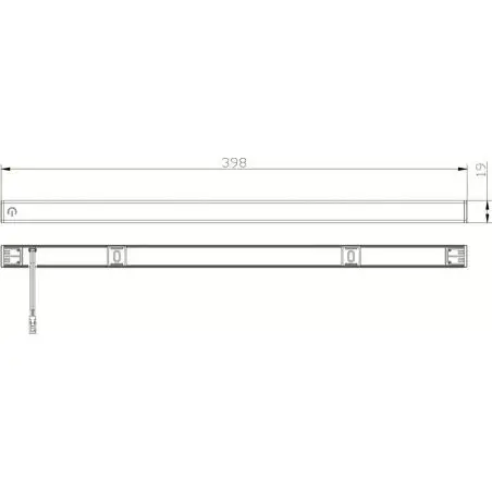 Carbest 12V LED-Linienleuchte 400 mm