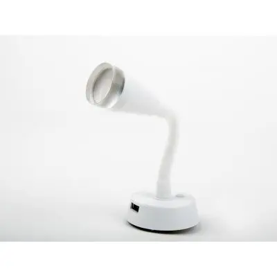 Carbest LED Spot mit flexiblem Arm und USB-Ladesteckdose