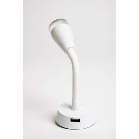 Carbest LED Spot s flexibilným ramenom a USB zásuvkou na nabíjanie