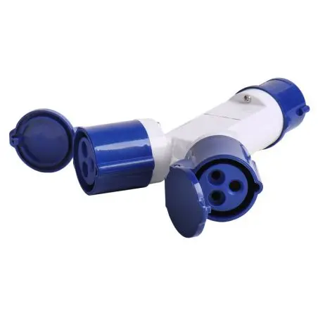 Carbest CEE plug / 2-násobný rozdeľovač