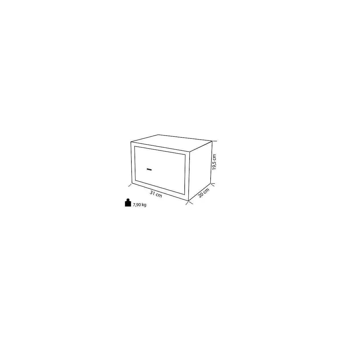 Carbest Rex - trezor 310x200x200mm