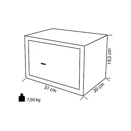 Carbest Rex - trezor 310x200x200mm