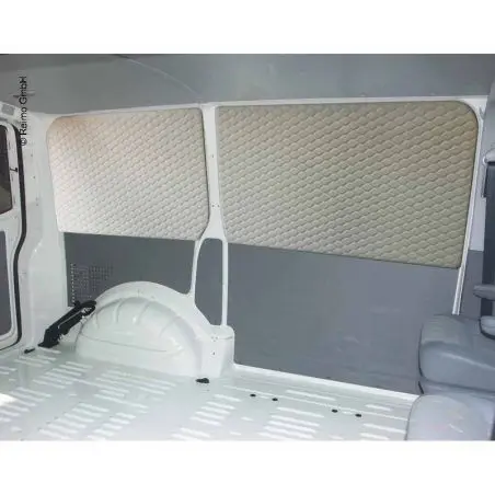 Prešívané obloženie interiéru pre autobusy VW T5/T6 bez okien - protiľahlé posuvné dvere so suchým zipsom