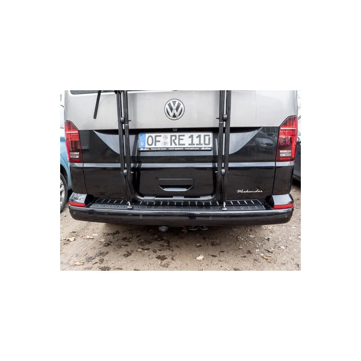 Carbest ochrana nárazníka z nehrdzavejúcej ocele a karbónová fólia - VW Transporter T5 / T6