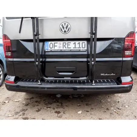 Carbest Stoßstangenschutz aus Edelstahl & Carbonfolie - VW Transporter T5 / T6