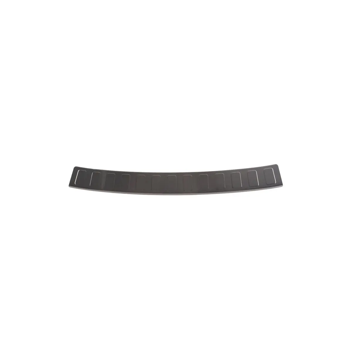 Protectie de bara de protectie Carbest din otel inoxidabil periat negru - ampatament scurt