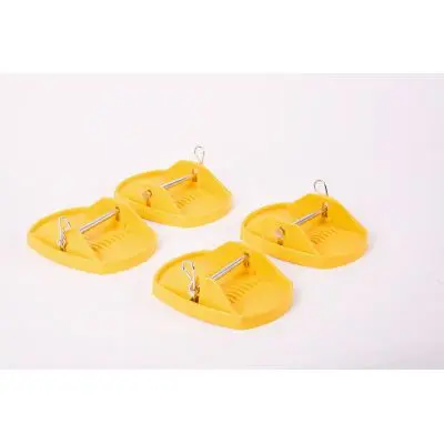 Carbest Kunststoff-Stützplatten Set - Gelb