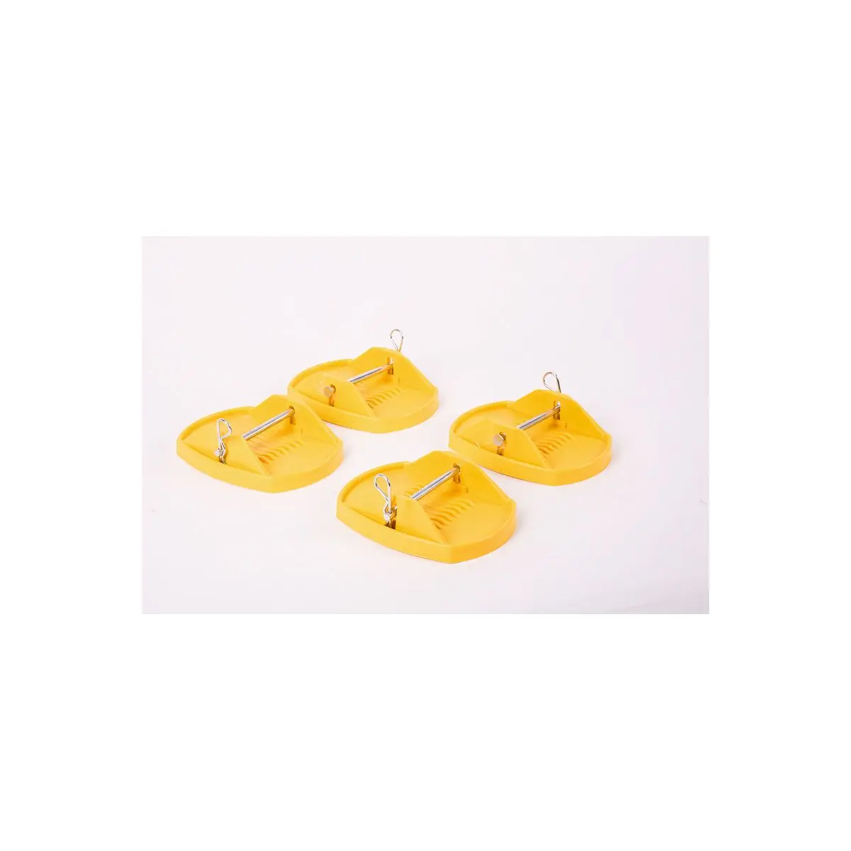 Set plăci suport din plastic Carbest - galben