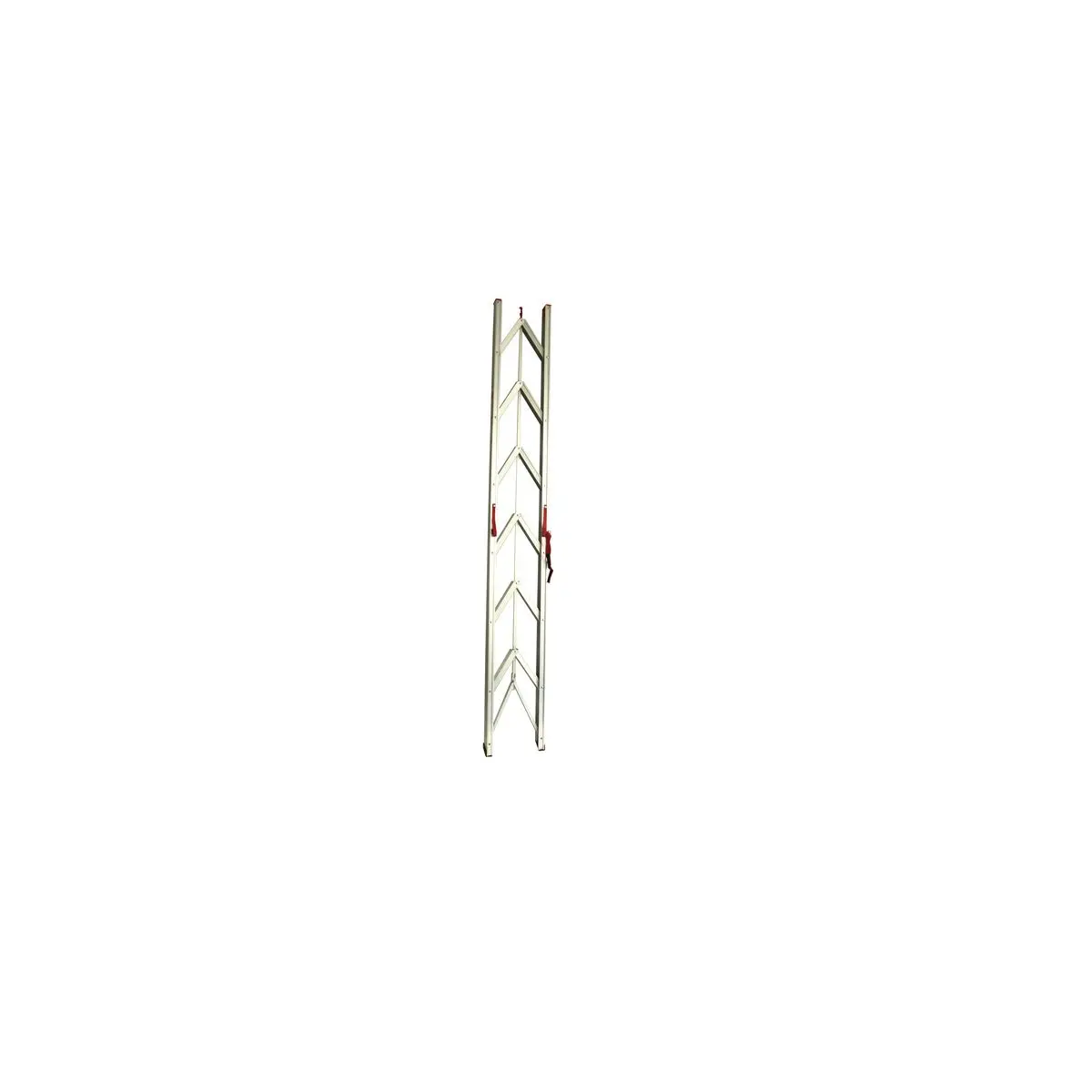 Hliníkový skladací rebrík - dĺžka max. 2,10 m