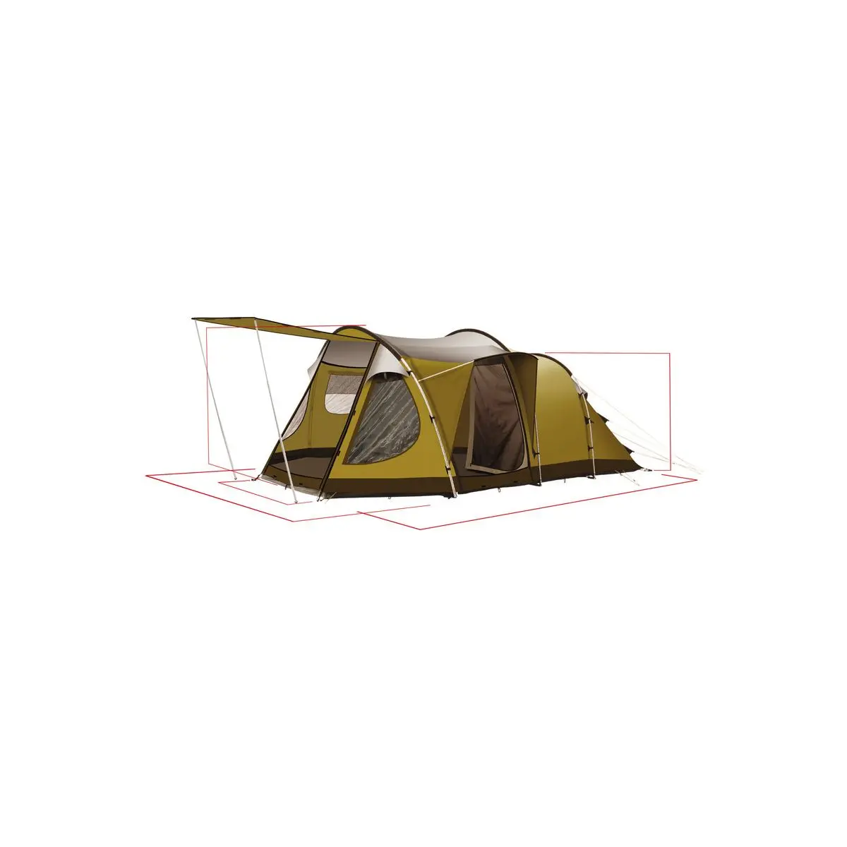 Exkluzív 4 személyes kempingsátor Dakota Z5 Deluxe