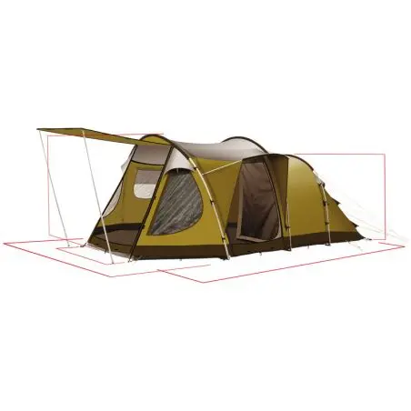 Exklusives 4-Personen Campingzelt Dakota Z5 Deluxe
