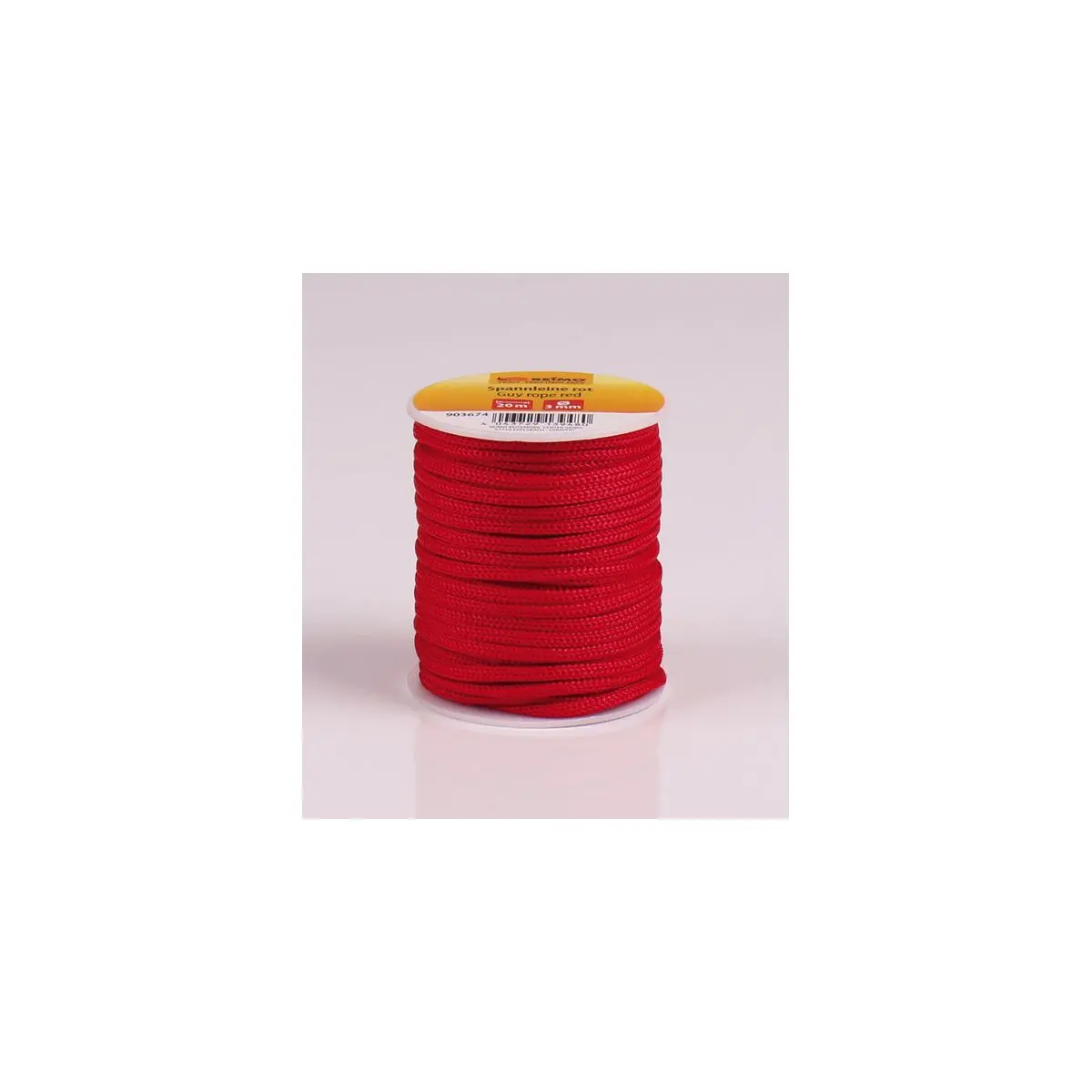 Napínacie lano 20 metrov, Ø3 mm, farba: červená