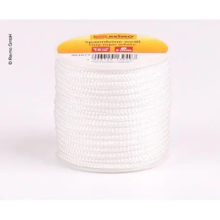 Napínacie lano 10 metrov Ø3 mm, farba: biela