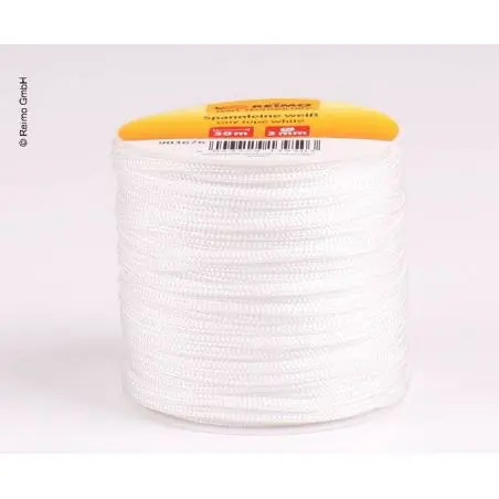 Napínacie lano 50 metrov Ø3 mm, farba: biela