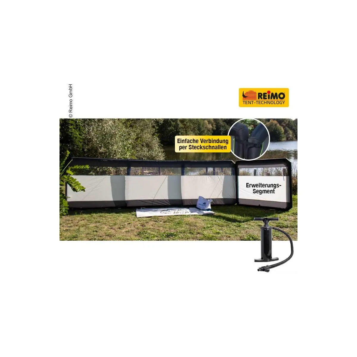 Vetrovka HOOGE AIR Extension 160x140cm, bez čerpadla