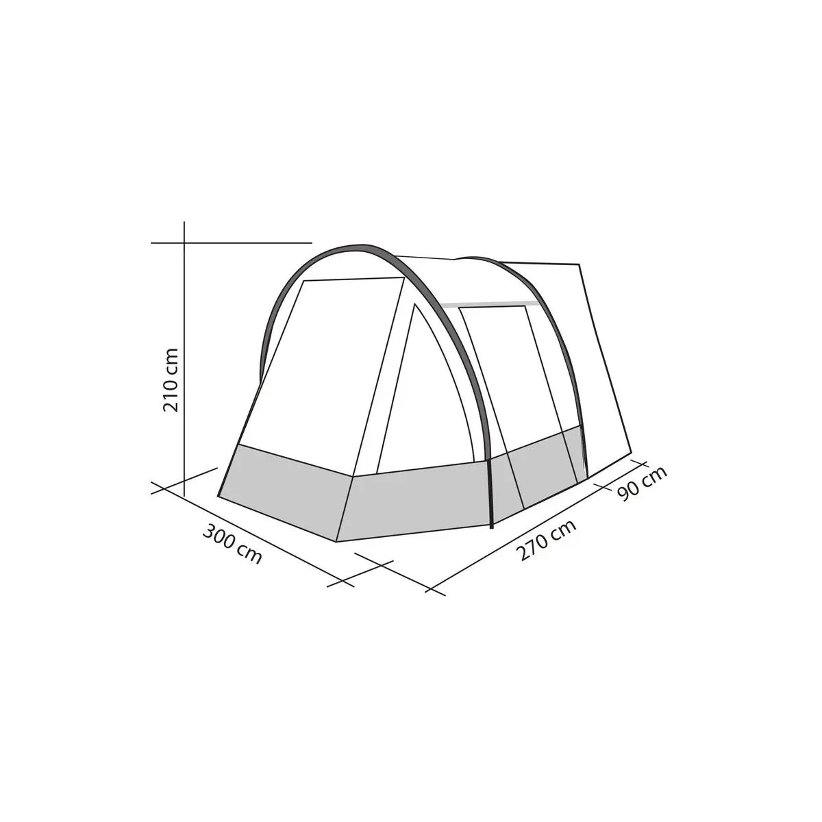 Copertina autobuz RE-TENT TOUR EASY