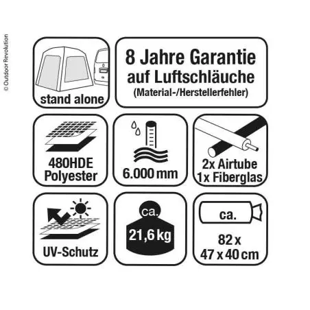 Stan Outdoor Revolution Movelite Tail Bus