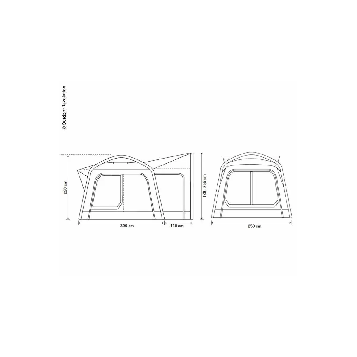 Outdoor Revolution Movelite Tail busz faroksátor