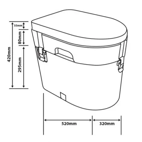 Camping Kompost-Toilette