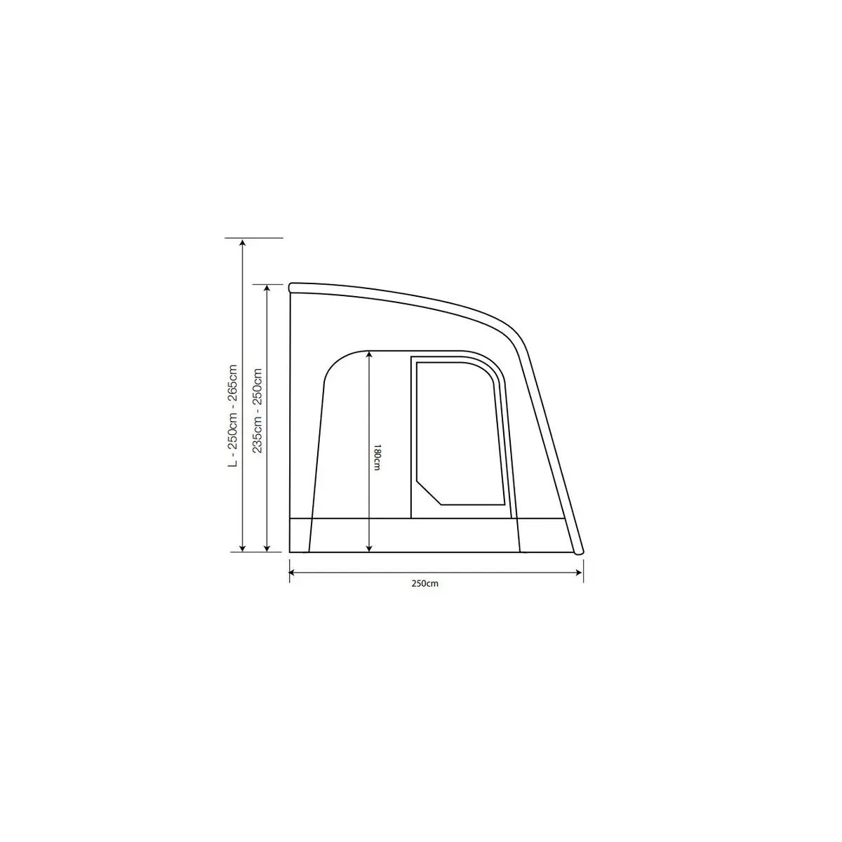 Copertina pneumatică Outdoor Revolution SPORTLITE AIR 320