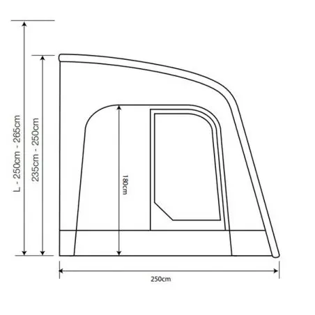 Outdoor Revolution SPORTLITE AIR 320 Luftvorzelt