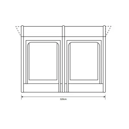 Outdoor Revolution SPORTLITE AIR 320 Luftvorzelt