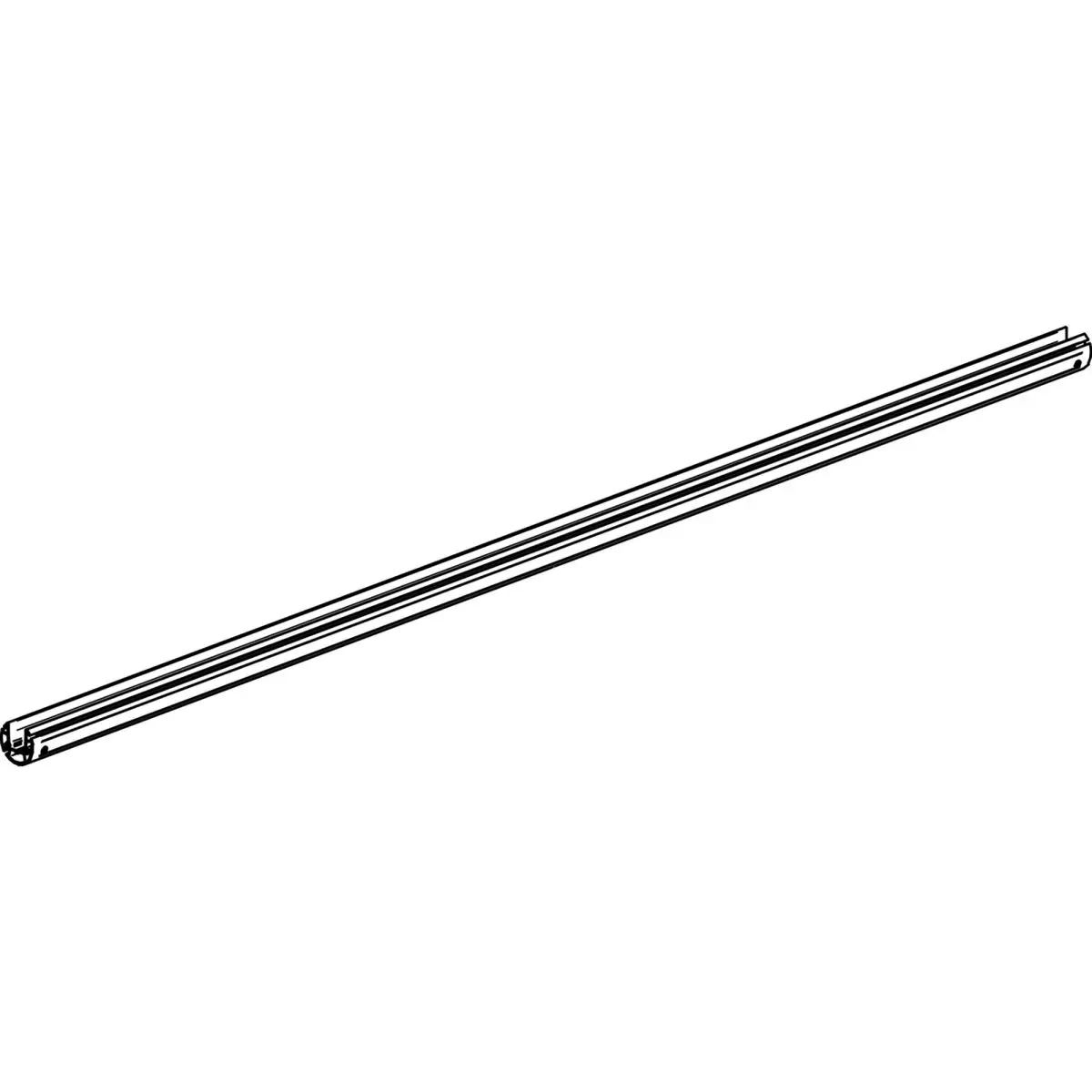 Panoul frontal include profil din material Thule 3200 pentru lungimea copertinei de 1,9 m