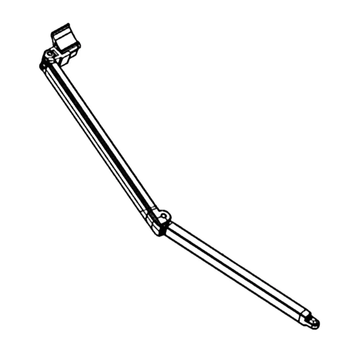 Braț articulat, dreapta, pentru copertina Dometic PW 1100 cu lungimea de 2,6 m