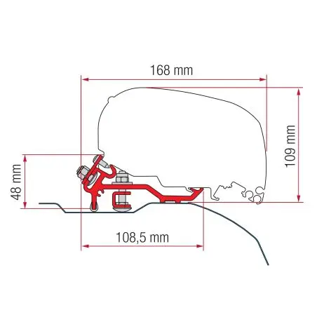 Markisenpaket Fiammastore F80s für Ducato