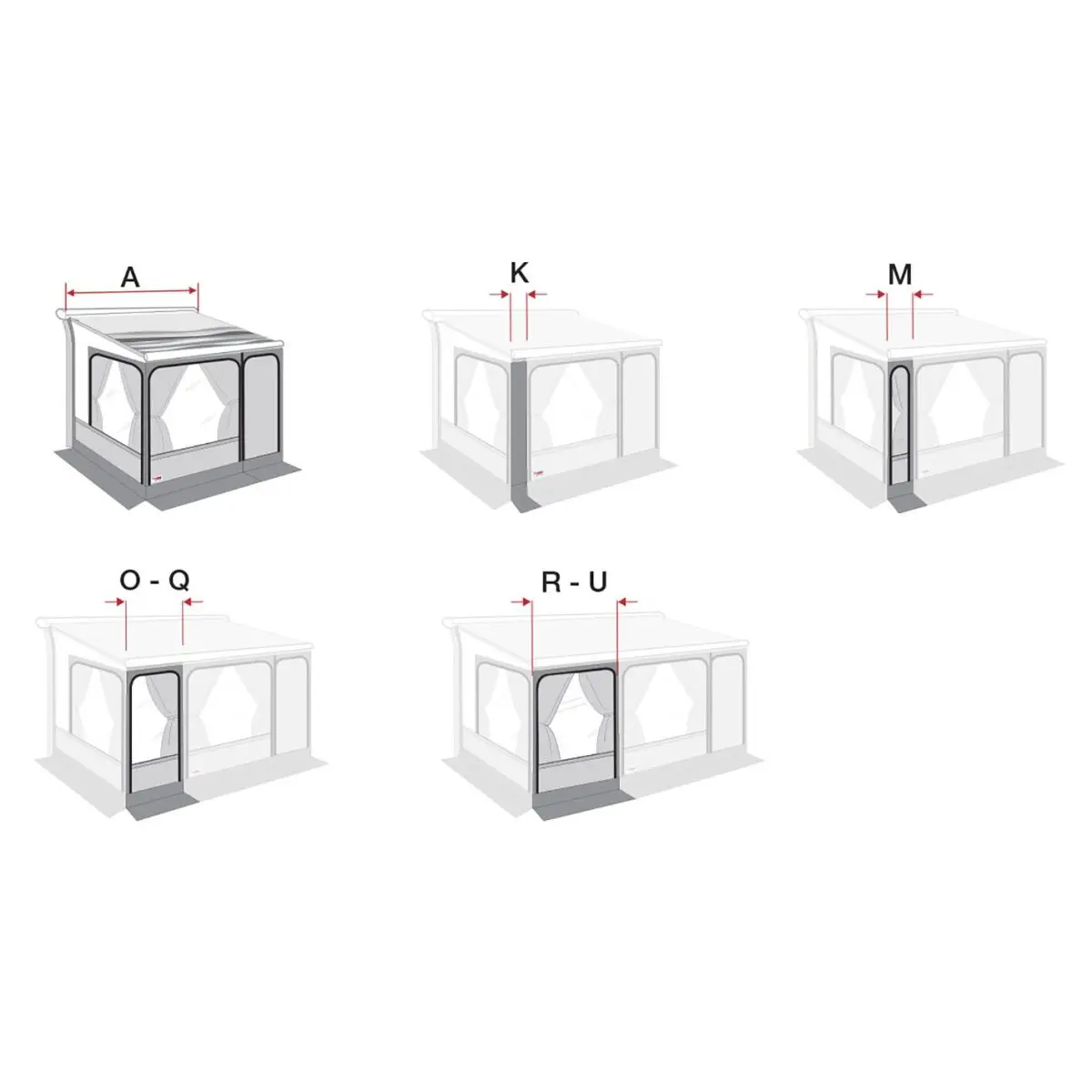 Frontwanderweiterung - Privacy Room CS 50 cm