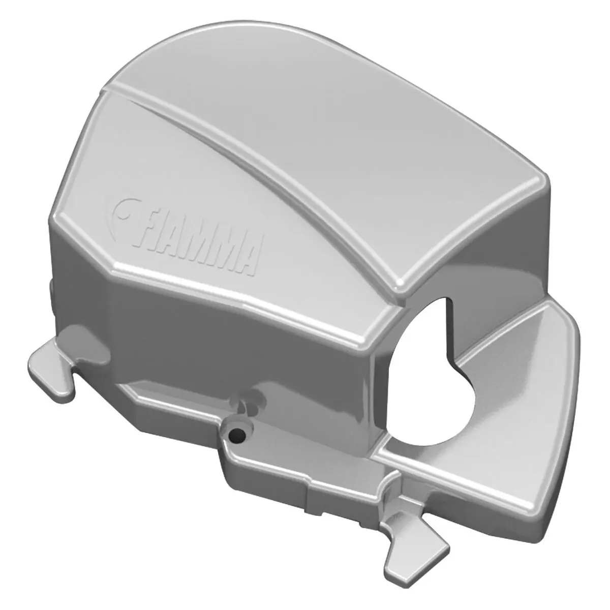Endkappe links titanium - Fiamma F80L Titanium