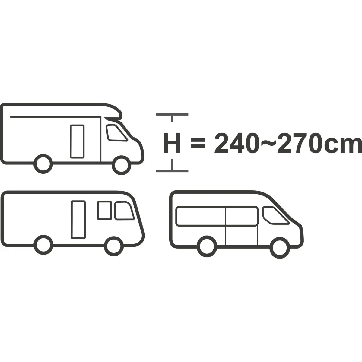 Luftzelt Aquila Pro - 490 x 215 x 320 cm