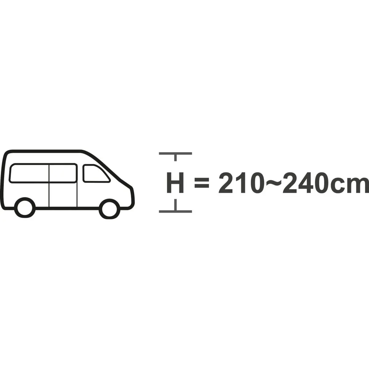 Luftzelt Aquila Pro - 490 x 215 x 320 cm