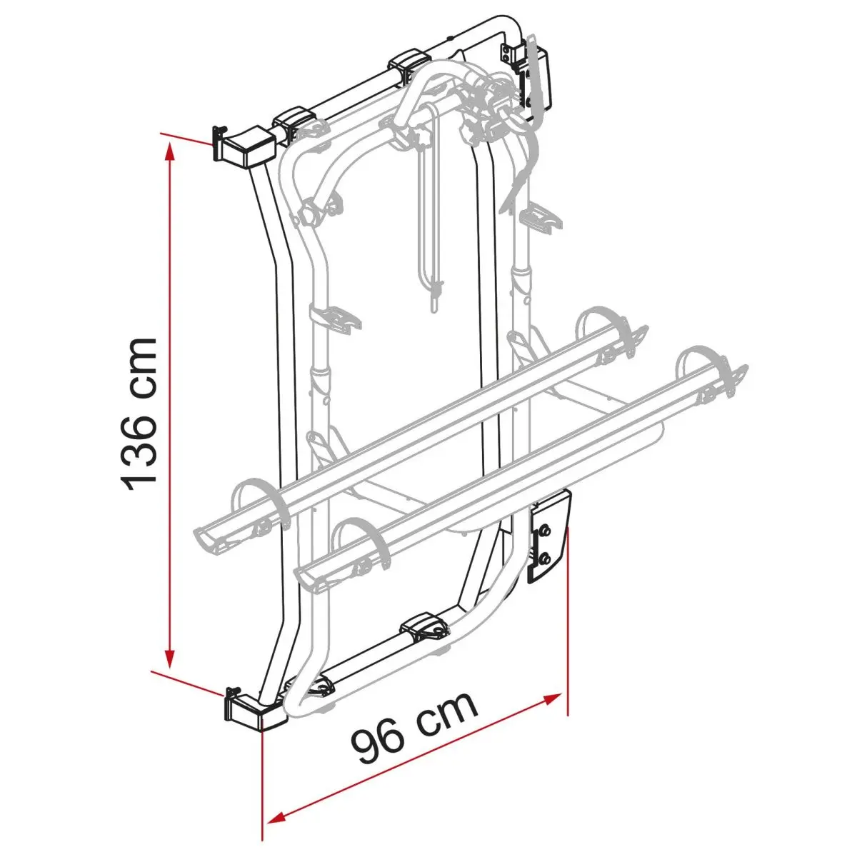 Kit Carry Bike Frame - Fiat Ducato X250/X290, alle Modelle