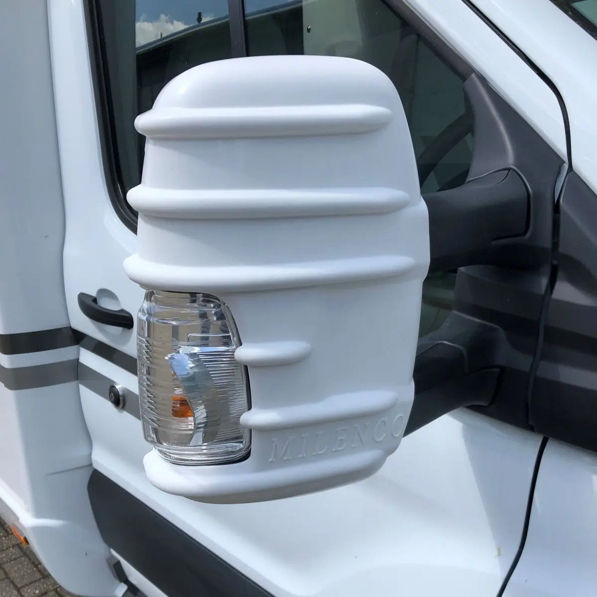 Spiegelschutz, Ford Transit - 2 Stck, wei