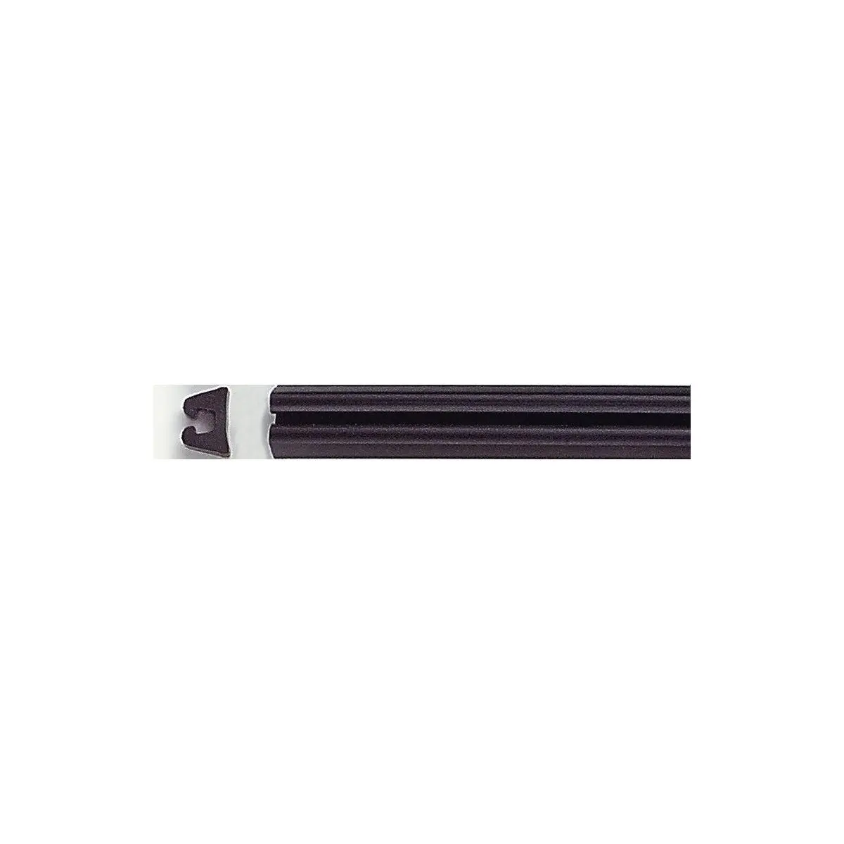 Unterlegprofil fr Grtelleiste - 50 m, schwarz