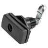 Drehspannverschluss Slim Line - HSC- Steckzylinder, Farbe schwarz SB