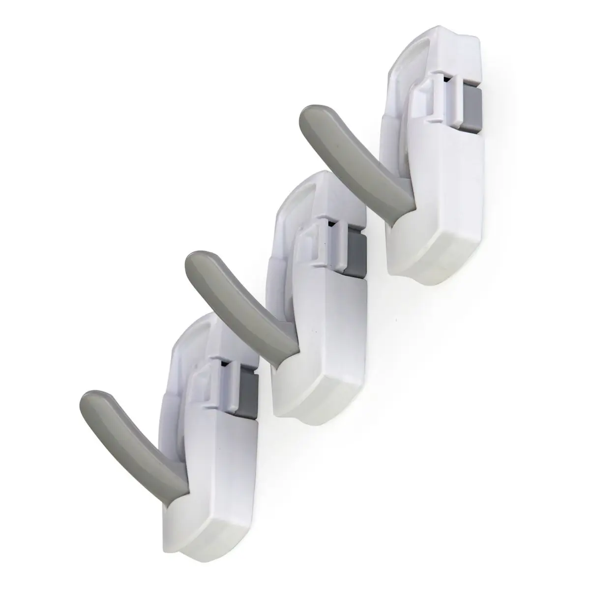 Klebe-Haken, klappbar - Gre: S, 3 Stck