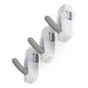 Klebe-Haken, klappbar - Gre: S, 3 Stck