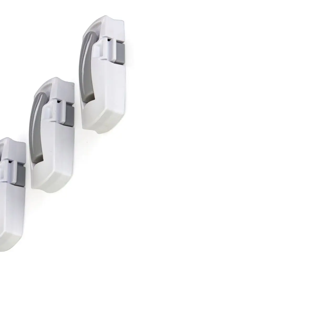 Klebe-Haken, klappbar - Gre: S, 3 Stck