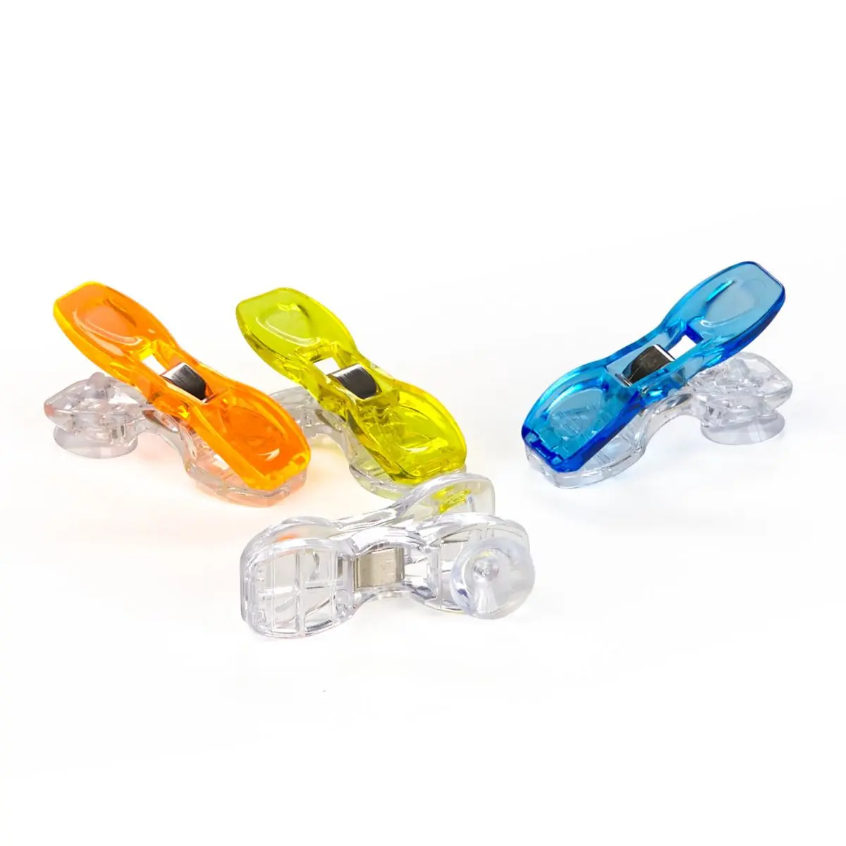 Spannclip mit Sauger - 4 Stck