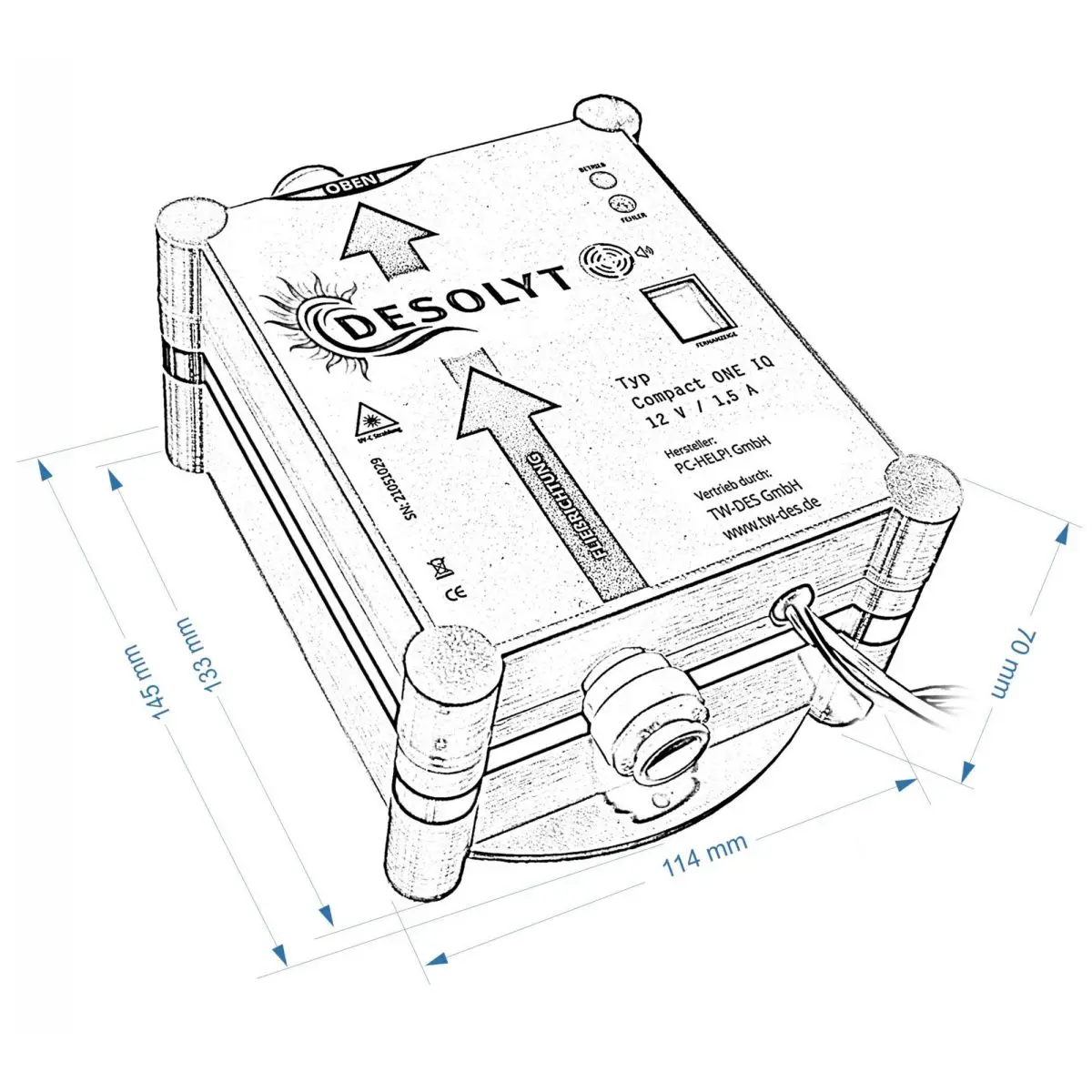 Desolyt Compact ONE IQ Sense - UV-C LED Wasserdesinfektion