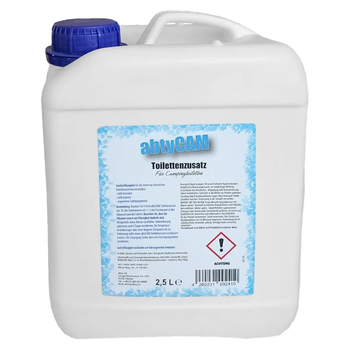 abtyCAM Toilettenzusatz 2,5 Liter