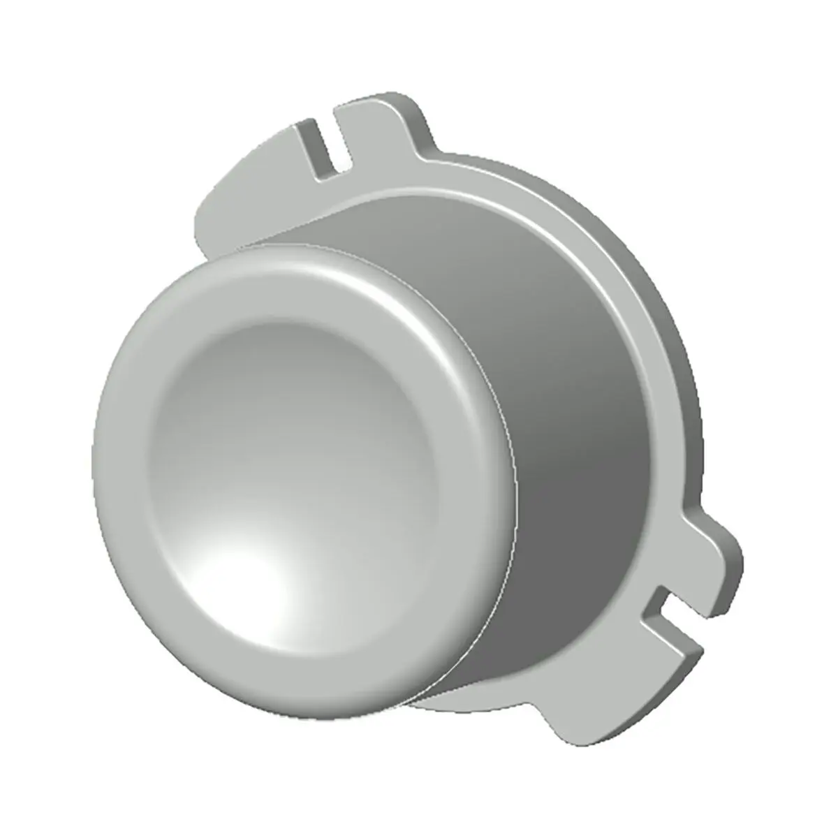 Serviceklappe Druckknopf weiss