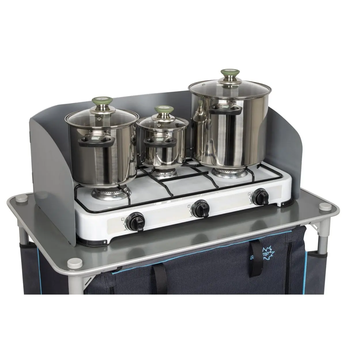 Topfset, Edelstahl - Elegance Compact 3, 3 Stck, 1,25l, 3 l, 6l