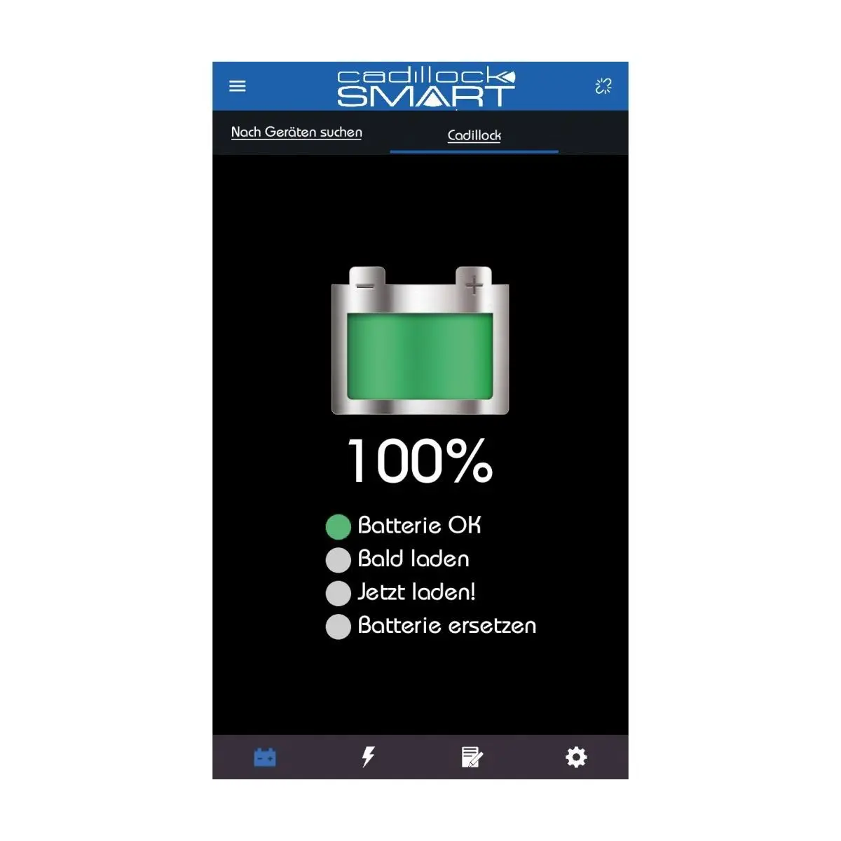 Cadillock Smart - akkumulátor monitor