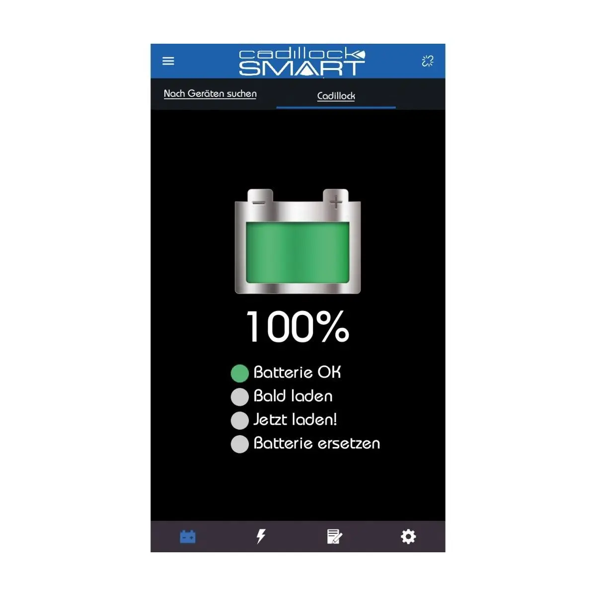 Cadillock Smart - monitor pentru baterie