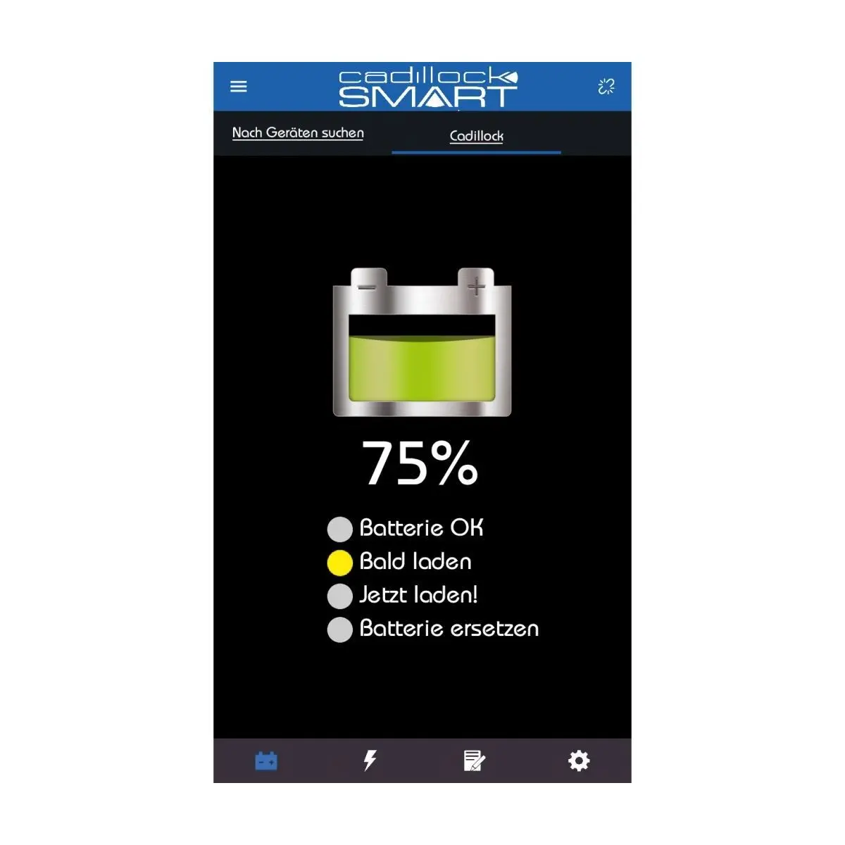 Cadillock Smart - akkumulátor monitor